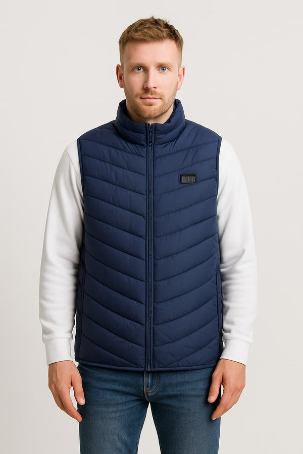 Gilet Chauffant Bleu HD