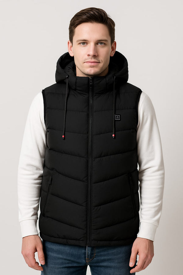 Gilet Chauffant Capuche HD