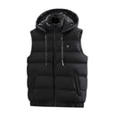 Gilet Chauffant Capuche Noir