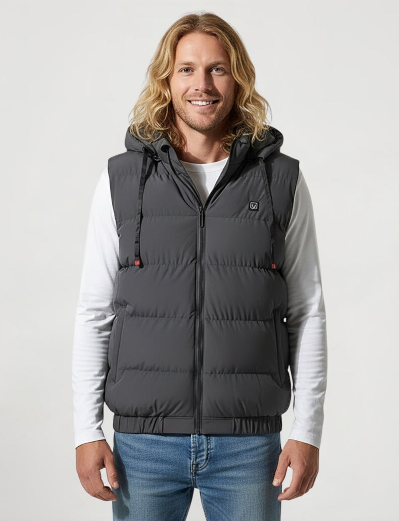 Gilet Chauffant Gris Profitez de votre Hiver