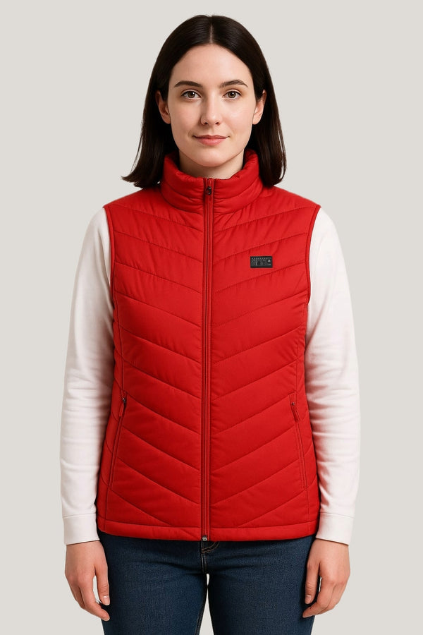 Gilet Chauffant Rouge HD