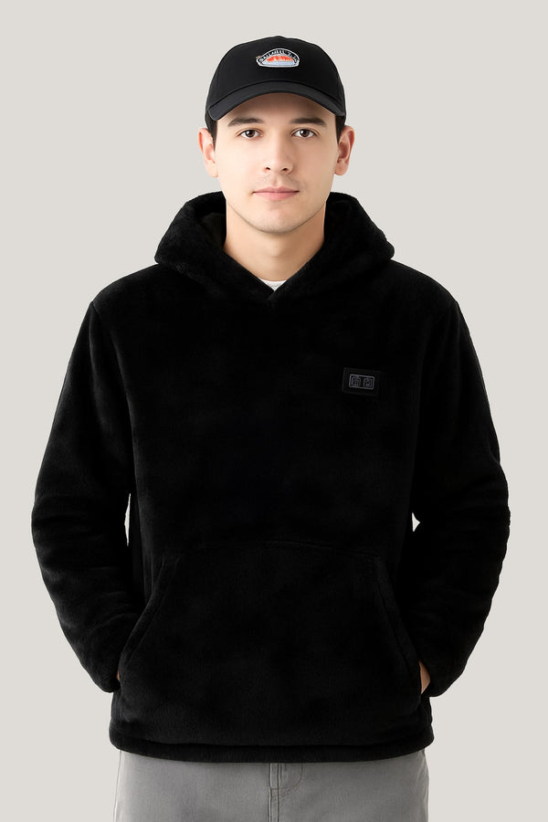 Sweat Plaid Chauffant Noir