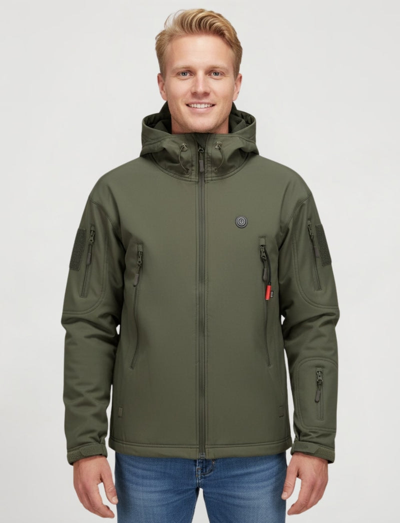 Veste Chauffante Kaki Haute Qualité